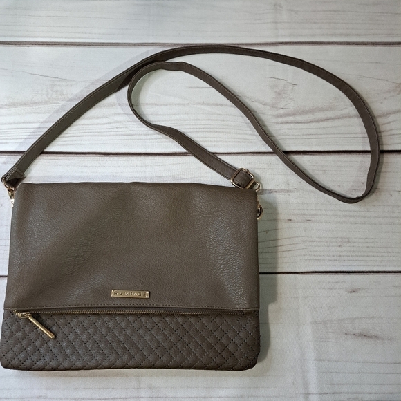 Nine West Handbags - Rampage Fold Over Adjustable Crossbody Bag With Detachable Quilted Look Pouch
